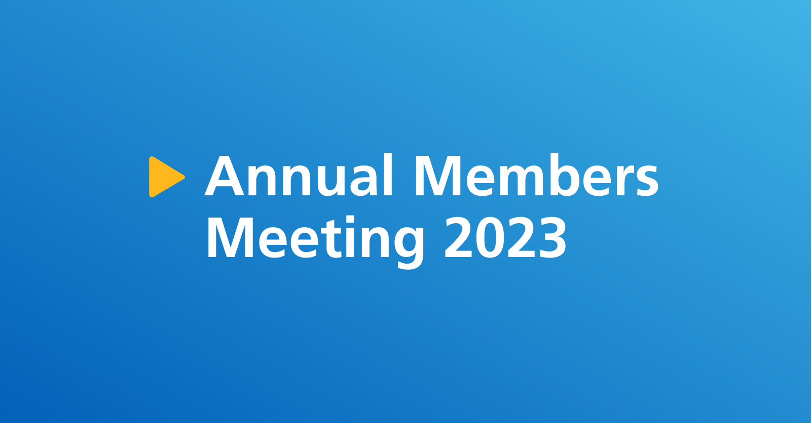 Annual Members Meeting 2023 Sheffield Health and Social Care